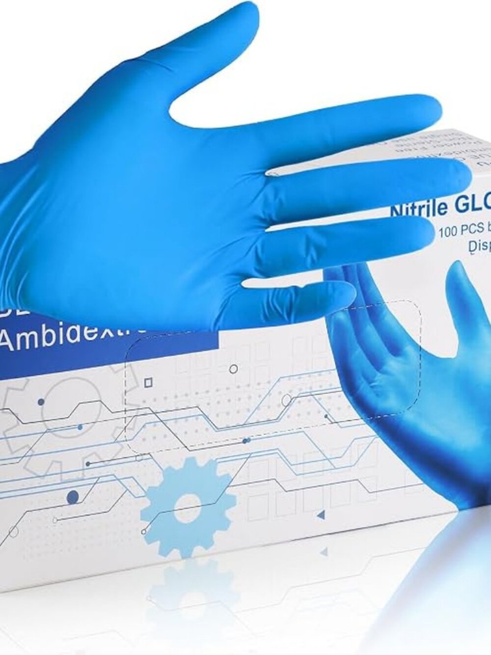 Nitrile Disposable Gloves，Powder Free, Cleaning Service Gloves, Latex Free